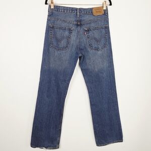 VINTAGE Levis 527 Jeans Kids Boys 18 Regular Blue Bootcut Red Tab Denim 29x29